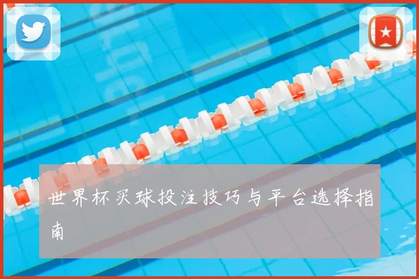 世界杯买球投注技巧与平台选择指南